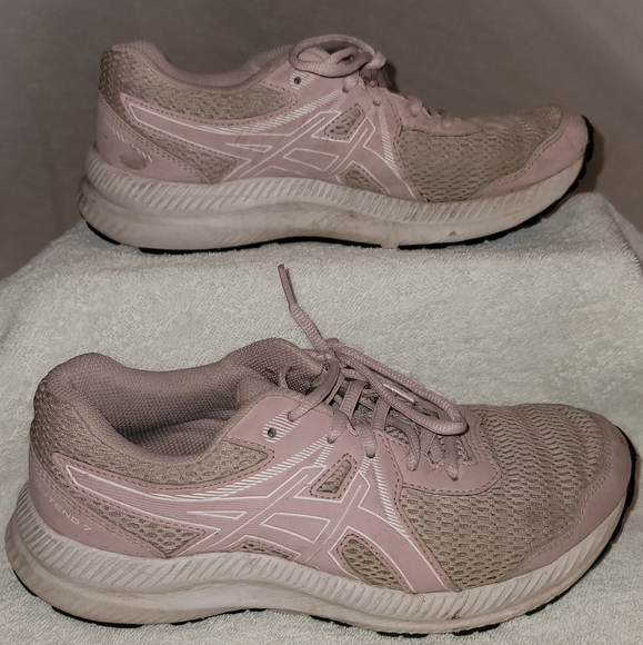 Asics, pink, women's size 7 - Picture 4 of 5